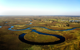 Okavango Delta from above