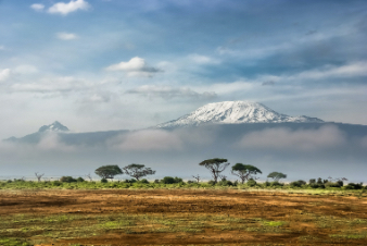 view of Kilimanjaro from Amboseli National Park